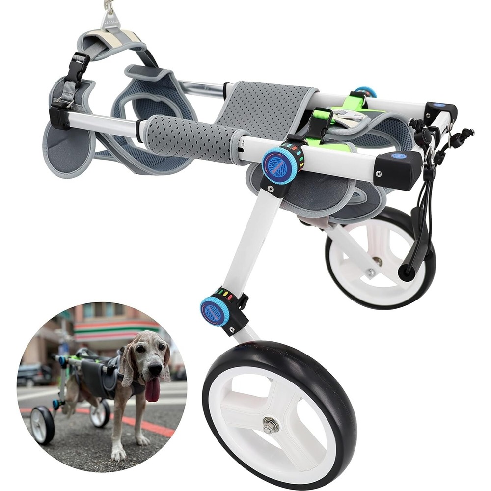 HobeyHove Dog Wheelchair Back Legs Assist Small Pets Paralyzed Hind Limbs SMALL